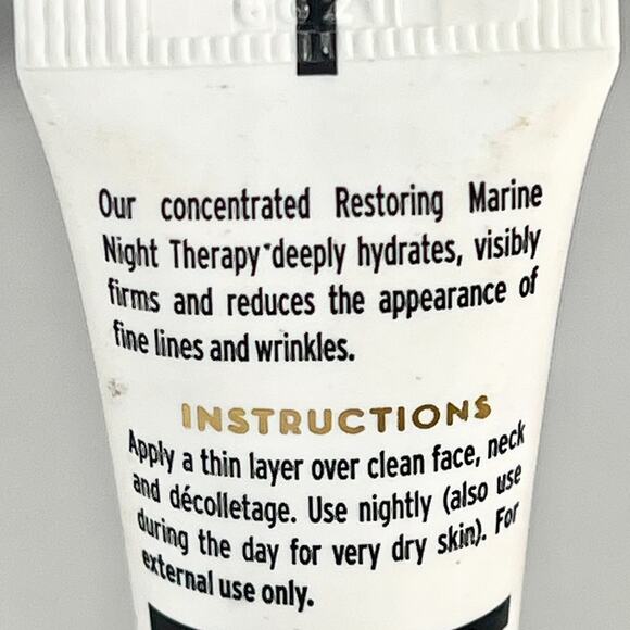 The Seaweed Bath Co Restoring Marine Night Therapy Cream Travel .16 oz 5ml New - Picture 5 of 6